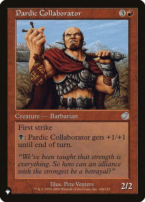 Pardic Collaborator (PLST) (TOR-106)