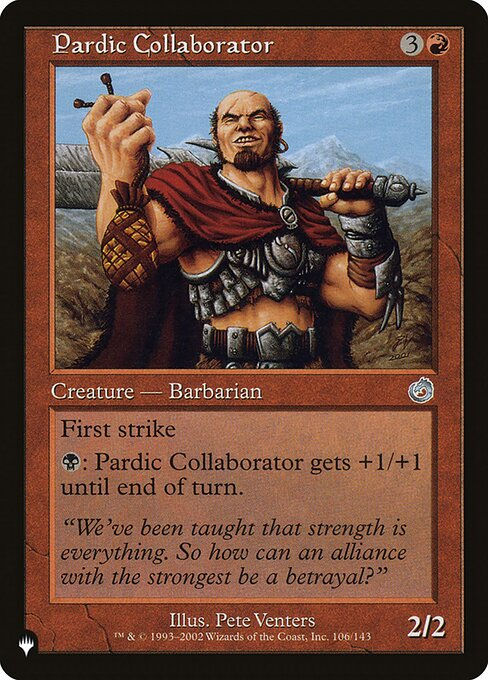 Pardic Collaborator (PLST) (TOR-106)