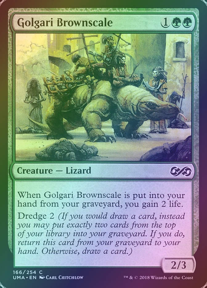 Golgari Brownscale (UMA) (166) / Foil