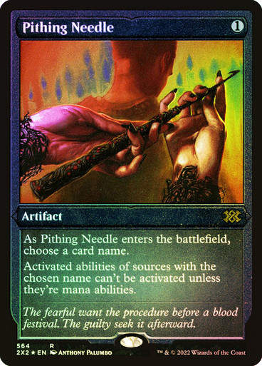 Pithing Needle (2X2) / Etched Foil