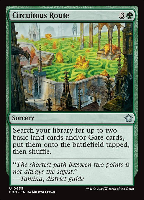 Circuitous Route (FDN) (635) (Starter)