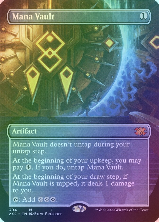 Mana Vault (2X2) (394) / Borderless / Foil