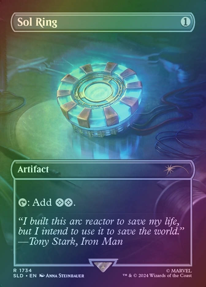 Sol Ring (SLD) (1734) / Borderless / Foil