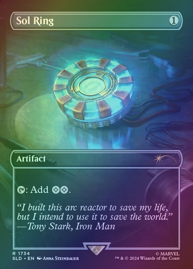 Sol Ring (SLD) (1734) / Borderless / Foil