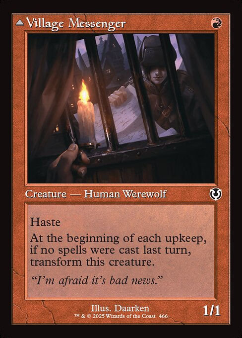 Village Messenger // Moonrise Intruder (INR) (466) / Retro Frame