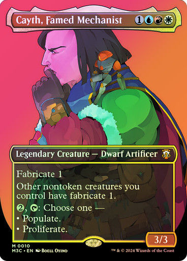 Cayth, Famed Mechanist (m3c) (10) / Borderless Foil