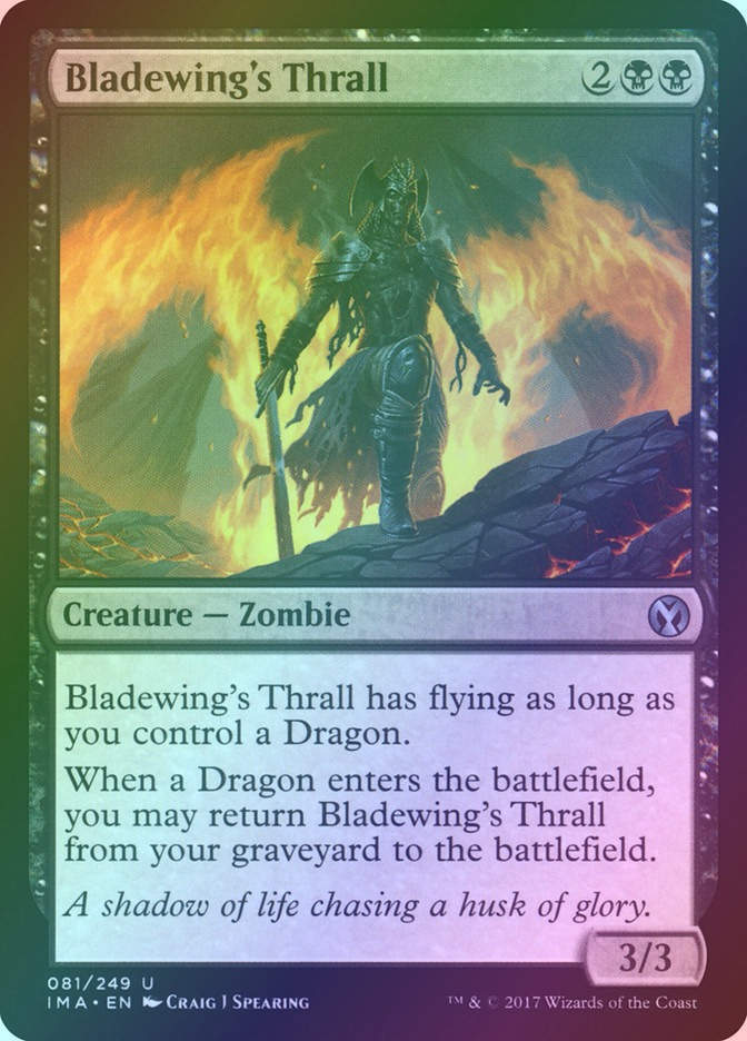 Bladewing's Thrall (IMA) (81) / Foil