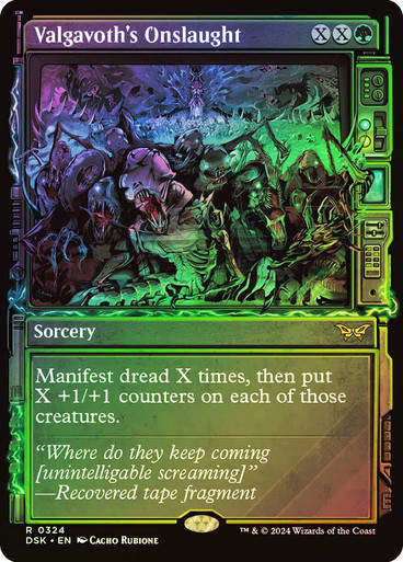 Valgavoth's Onslaught (DSK) (324) / Foil / Showcase
