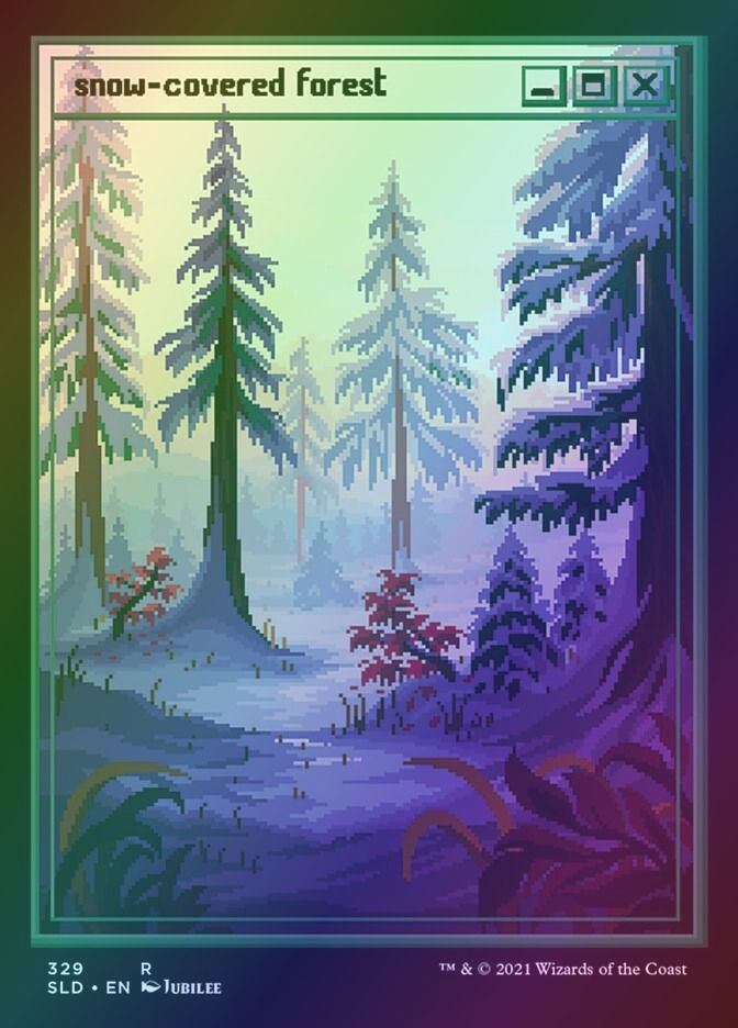 Snow-Covered Forest (SLD) (329) / Foil