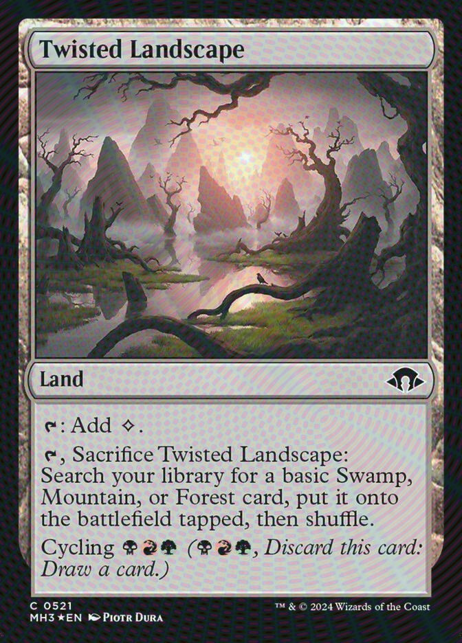 Twisted Landscape (MH3) (521) / Ripple Foil
