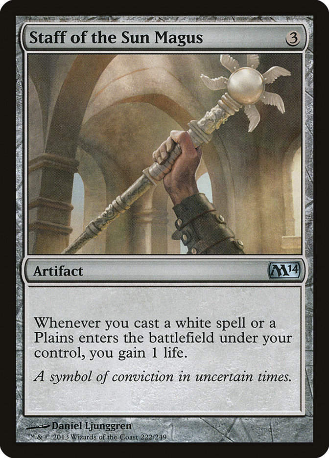 Staff of the Sun Magus (M14) (222)