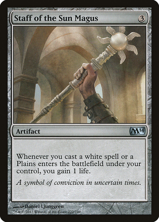Staff of the Sun Magus (M14) (222)