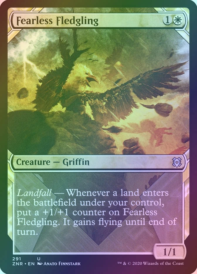 Fearless Fledgling (ZNR) (291) / Showcase / Foil