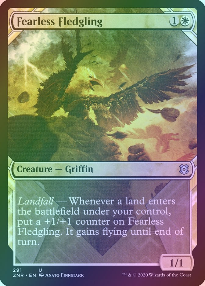 Fearless Fledgling (ZNR) (291) / Showcase / Foil