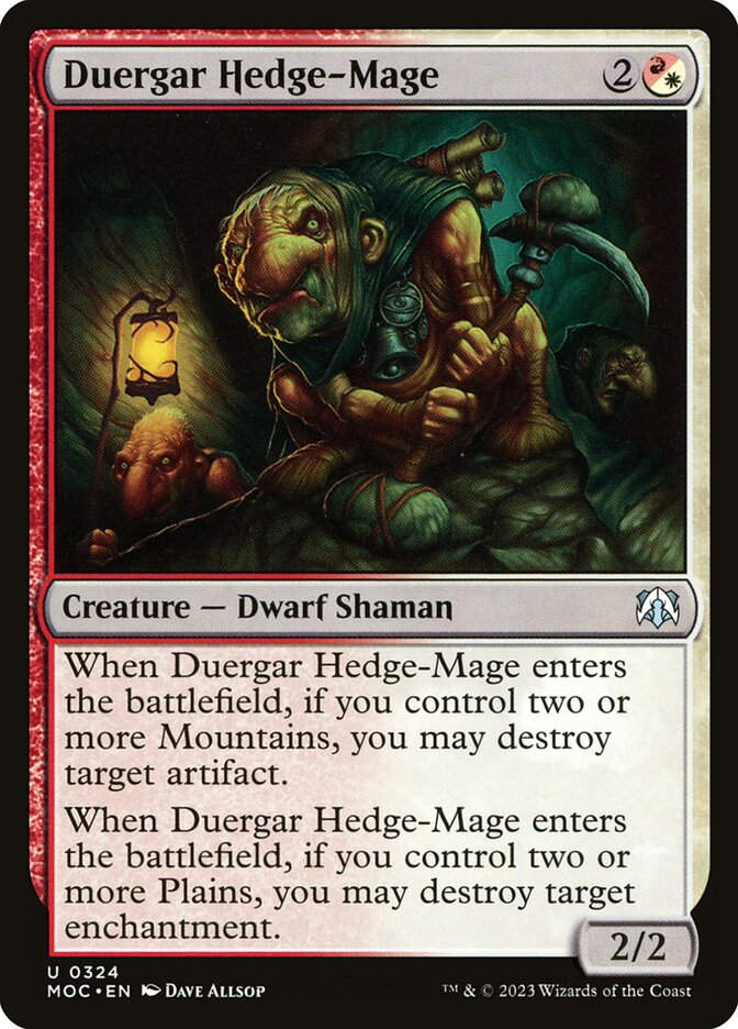 Duergar Hedge-Mage (MOC) (324)