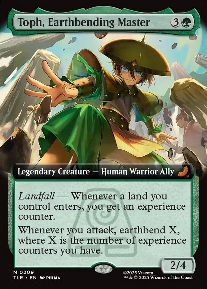 Toph, Earthbending Master (TLE) (209) / Extended Art