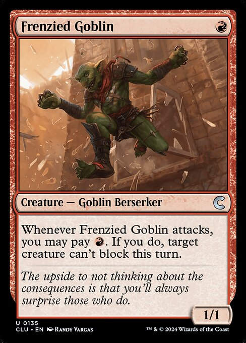 Frenzied Goblin (clu) (135)