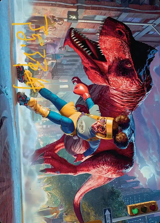 Moon Girl and Devil Dinosaur (AMSH) (14) / Firma Dorada