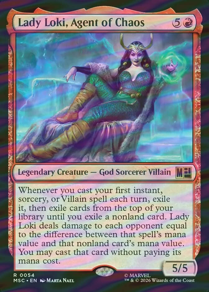 Lady Loki, Agent of Chaos (MSC) (54) / Surge Foil