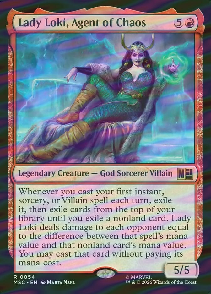 Lady Loki, Agent of Chaos (MSC) (54) / Surge Foil