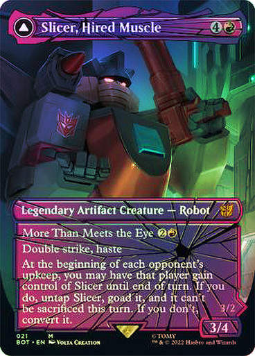 Slicer, Hired Muscle // Slicer, High-Speed Antagonist (BOT) (21) / Foil