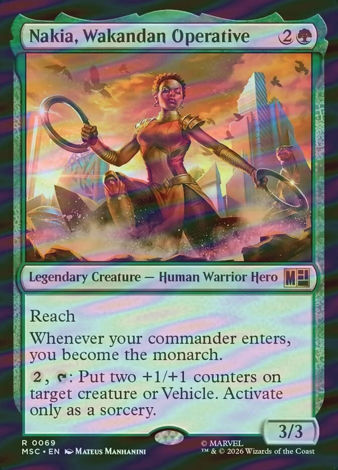 Nakia, Wakandan Operative (MSC) (69) / Surge Foil