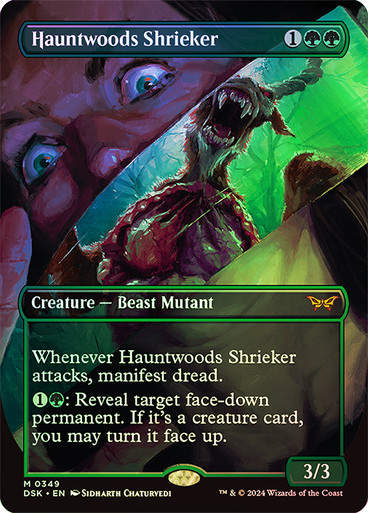 Hauntwoods Shrieker (DSK) (349) / Foil / Borderless