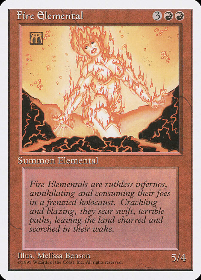 Fire Elemental (4ED) (191)