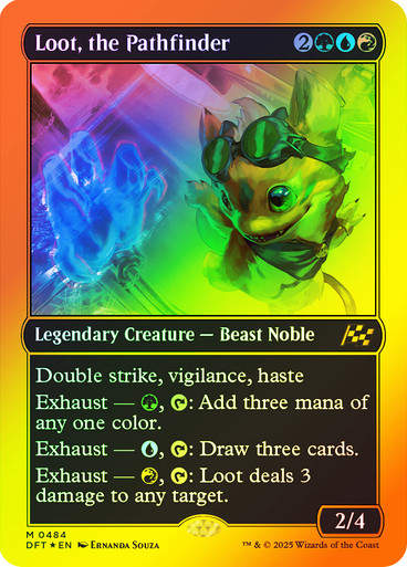Loot, the Pathfinder (DFT) (484) / First Place Foil