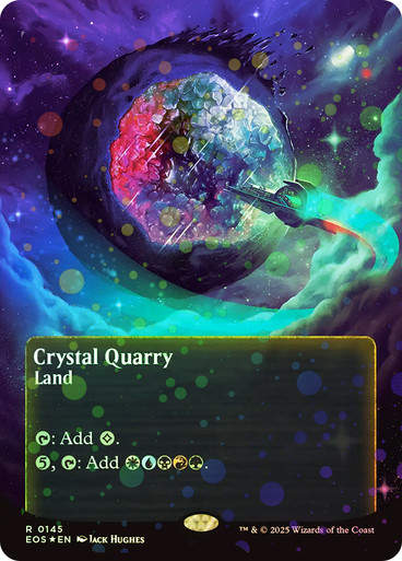 Crystal Quarry (EOS) (145) / Borderless Galaxy Foil