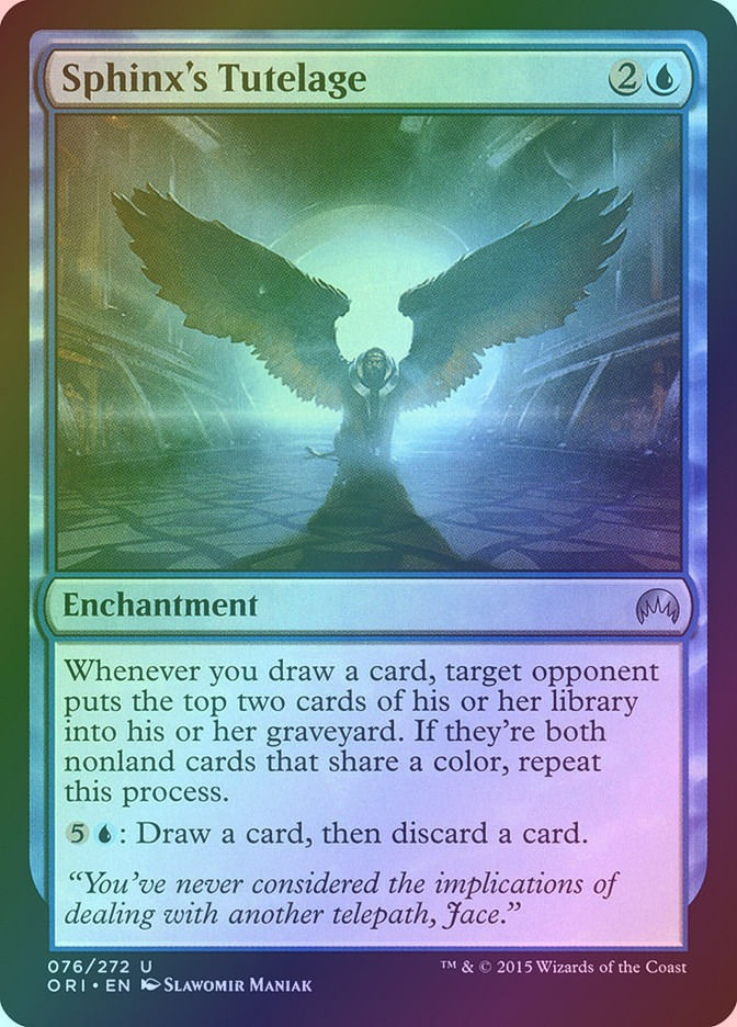 Sphinx's Tutelage (ORI) (76) / Foil