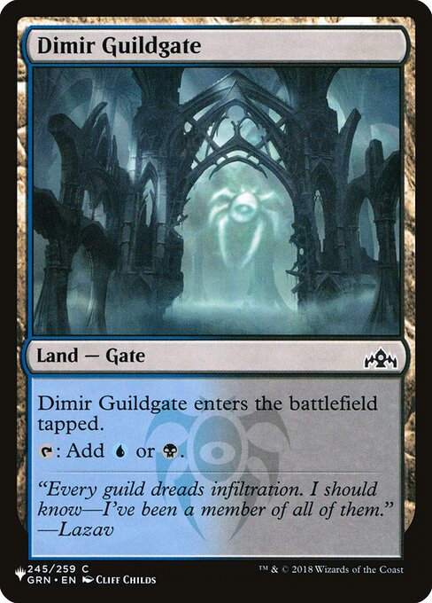 Dimir Guildgate (PLST) (GRN-245)