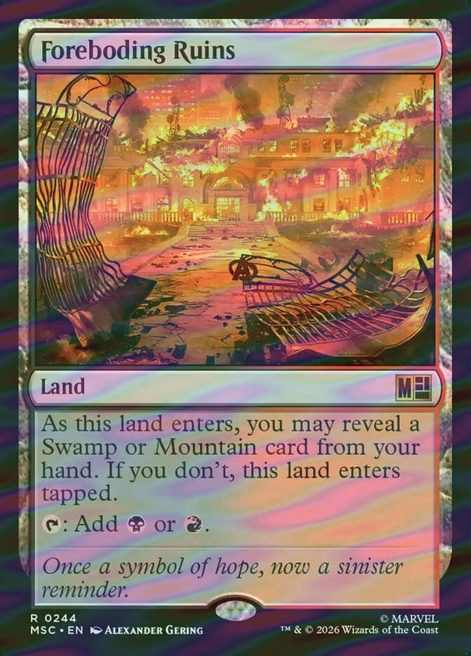 Foreboding Ruins (MSC) (244) / Surge Foil