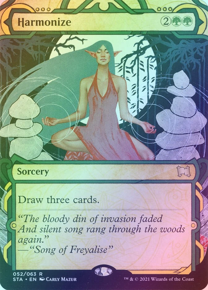 Harmonize (STA) (52) / Borderless / Showcase / Foil