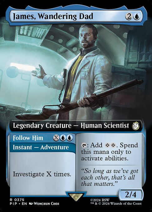 James, Wandering Dad // Follow Him (pip) (375) / Extended Art