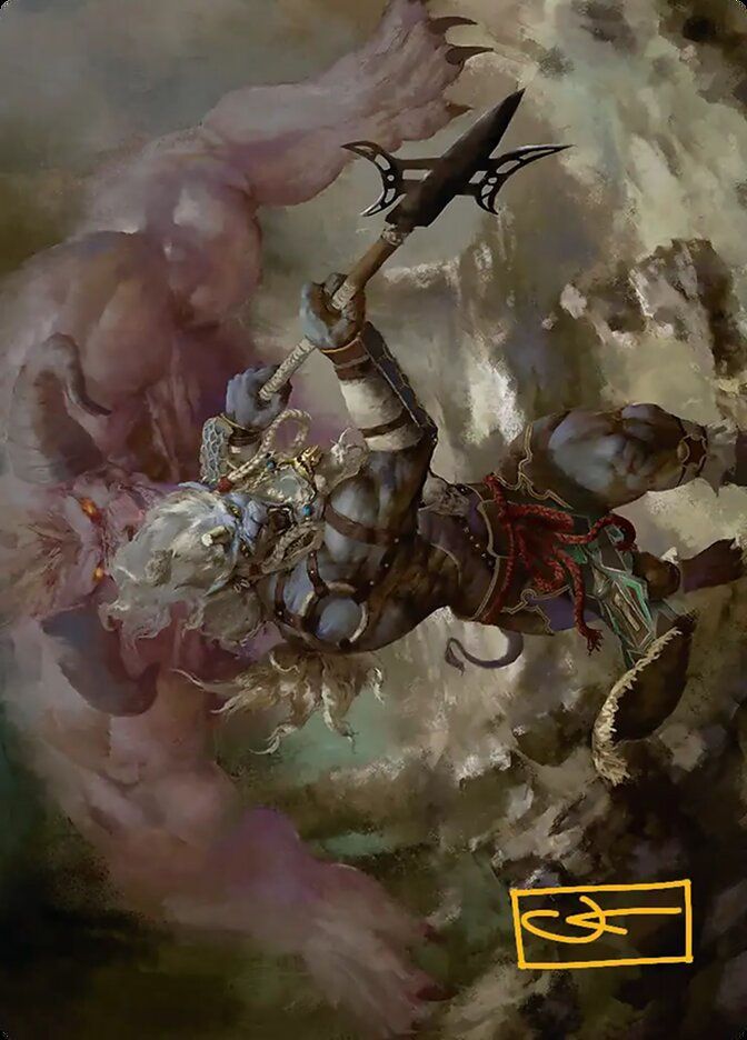 Kimahri, Valiant Guardian // Kimahri, Valiant Guardian (AFIN) (29) /  Firmada