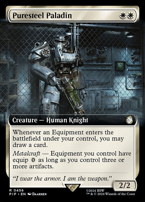 Puresteel Paladin (pip) (456) / Extended Art
