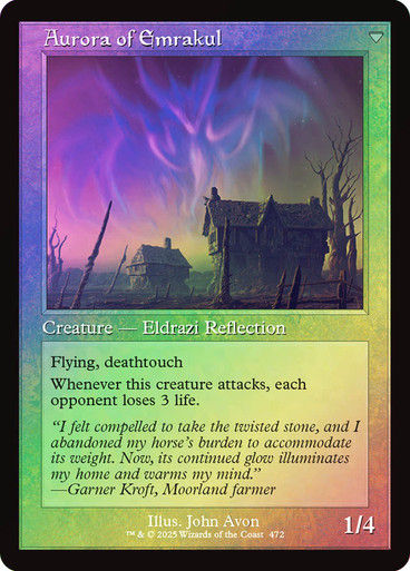 Cryptolith Fragment // Aurora of Emrakul (INR) (472) / Foil Retro — cara 2 de 2