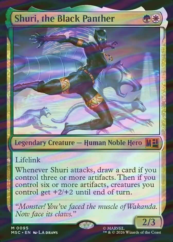 Shuri, the Black Panther (MSC) (95) / Surge Foil