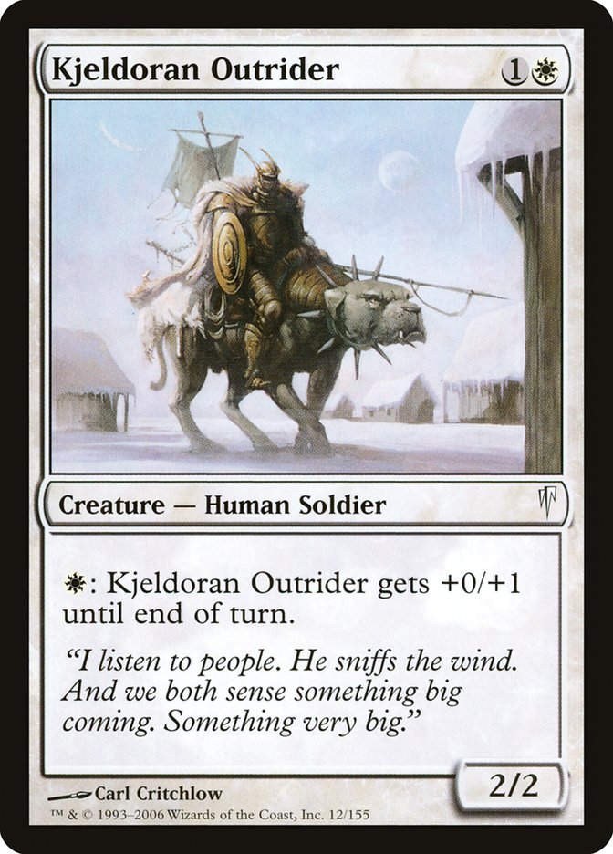 Kjeldoran Outrider (CSP) (12)
