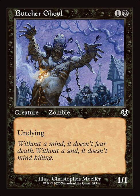 Butcher Ghoul (INR) (373) / Retro Frame