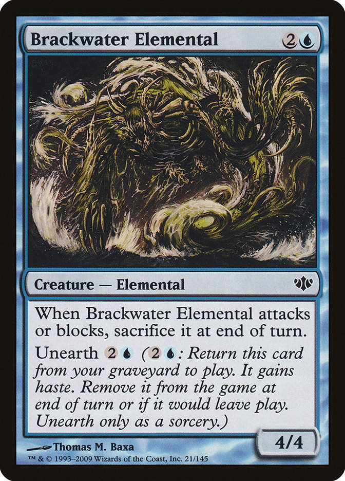 Brackwater Elemental (con)