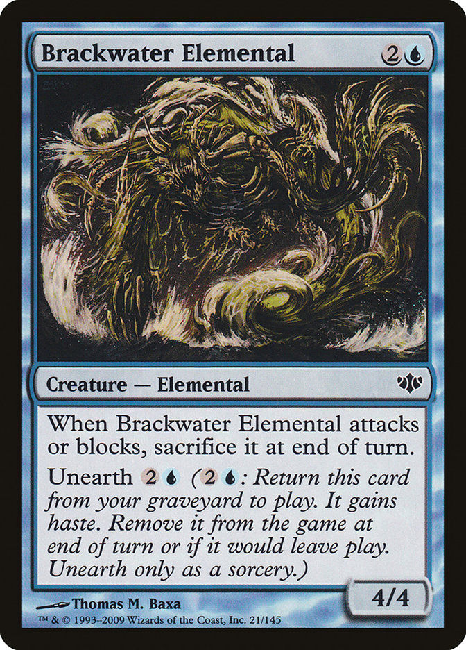 Brackwater Elemental (con)