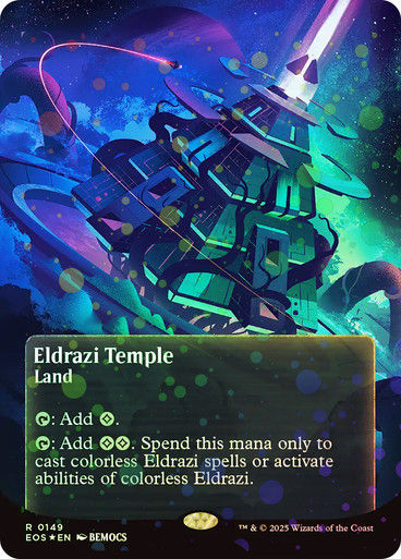 Eldrazi Temple (EOS) (149) / Borderless Galaxy Foil