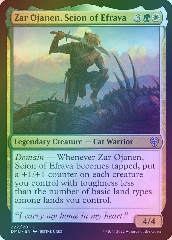 Zar Ojanen, Scion of Efrava (DMU) (227) / Foil
