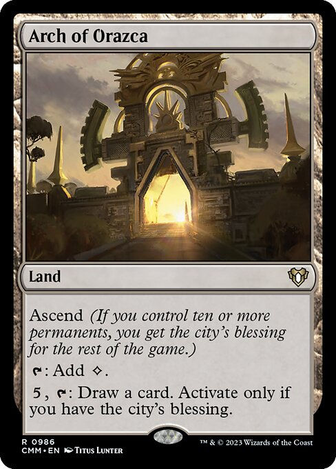 Arch of Orazca (cmm) (Commander Deck)