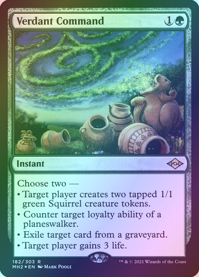 Verdant Command (PMH2) (182s) / Foil