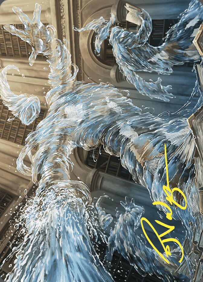 Splashy Spellcaster (AWOE) (9) / Firma Dorada