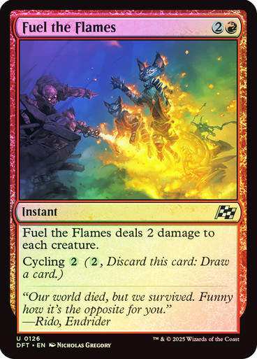 Fuel the Flames (DFT) (126) / Foil
