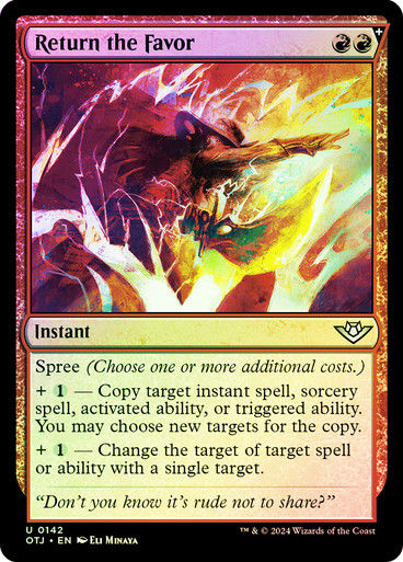 Return the Favor (otj) (142) / Foil